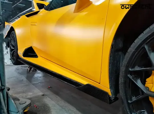 DRY CARBON SIDE SKIRTS FOR LAMBORGHINI HURACAN EVO LP610 LP580