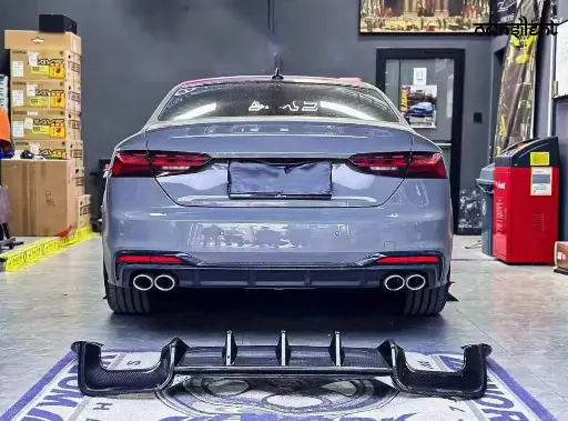 DRY CARBON REAR DIFFUSER FOR AUDI S5 F5 FACELIFT 2020+
