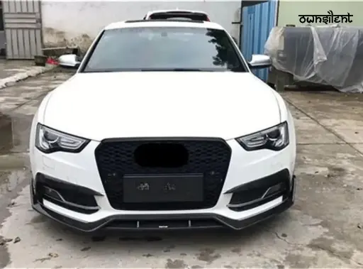 KARBEL CARBON DRY CARBON FIBER FRONT LIP FOR AUDI A5 S LINE & S5 2012-2016 B8.5