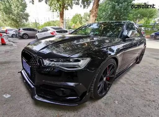 KARBEL CARBON CARBON FIBER SIDE SKIRTS FOR AUDI S6 & A6 S-LINE & A6 AVANT & A6 2016-2018 C7.5