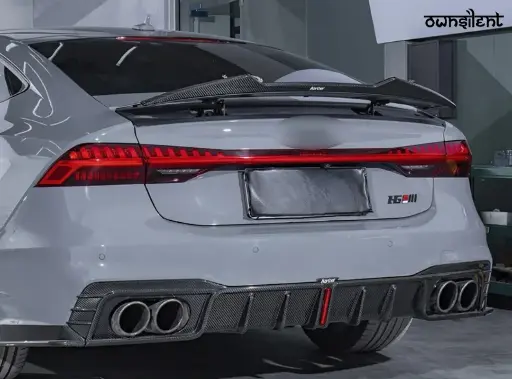 KARBEL CARBON CARBON FIBER REAR DIFFUSER VER.2 FOR AUDI S7 & A7 S LINE 2019+ C8