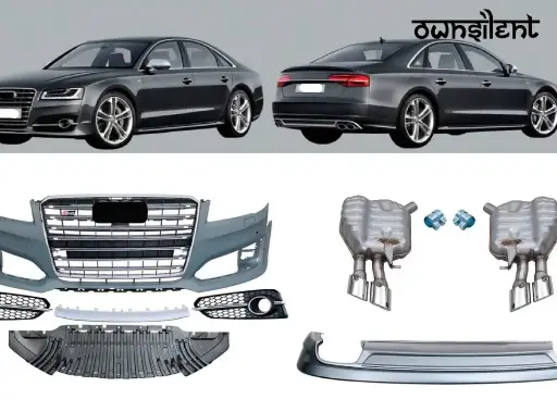 BODY KIT FOR AUDI A8 D4 2013 - 2018 FACELIFT MODEL | S STYLE